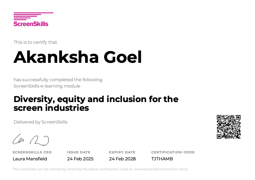screenskills-cert-diversity-equity-and-inclusion-for-the-screen-industries-akanksha-goel
