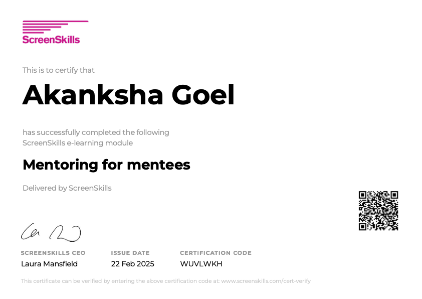 screenskills-cert-mentoring-for-mentees-akanksha-goel